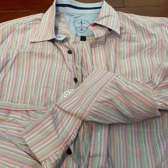 Fynch Hatton Yachting button down long sleeve men’s xl - Picture 6 of 8